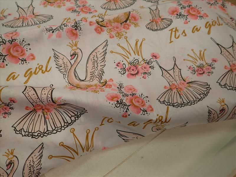 LÁTKA - LABUTĚ + ŠATY + RŮŽIČKY