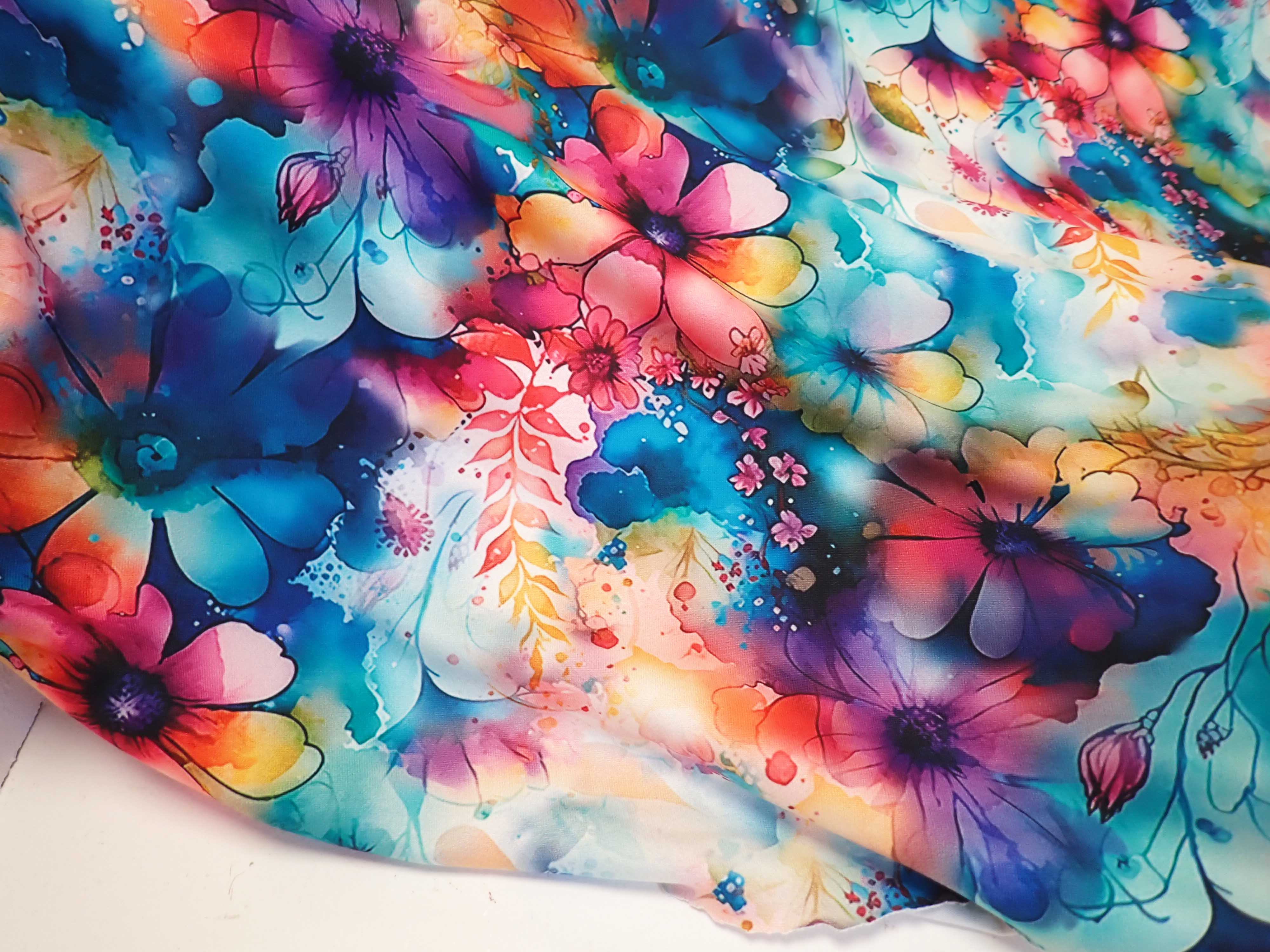 FUNKČNÍ ÚPLET - FOTOTISK - KVĚTY