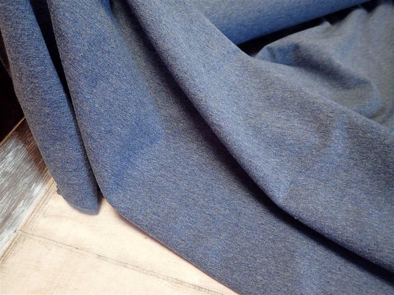 PLETENINA - JESREY - DŽÍNOVĚ MODRÝ MELÍR - SVĚTLÝ