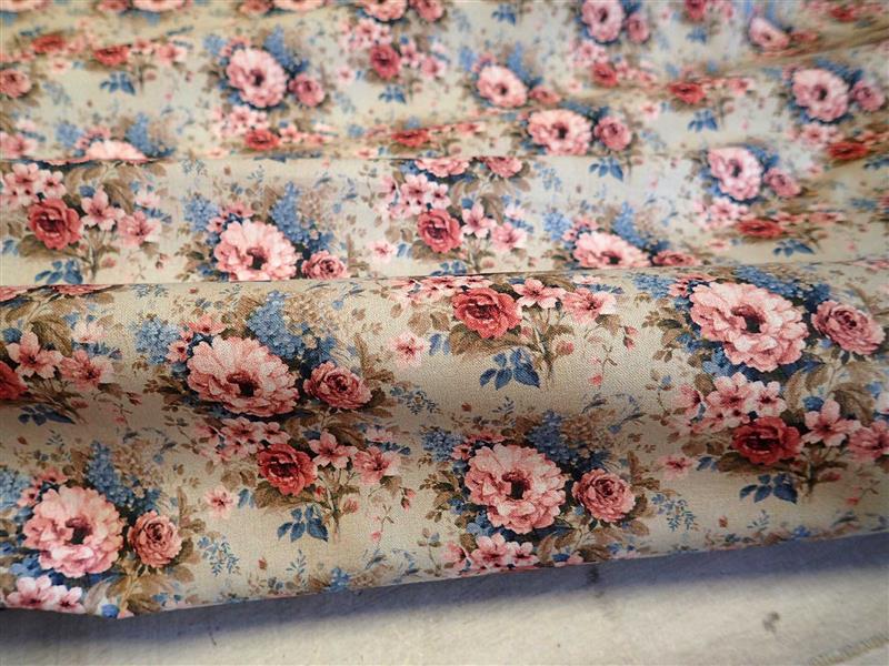 LÁTKA - KVĚTY - FOTOTISK