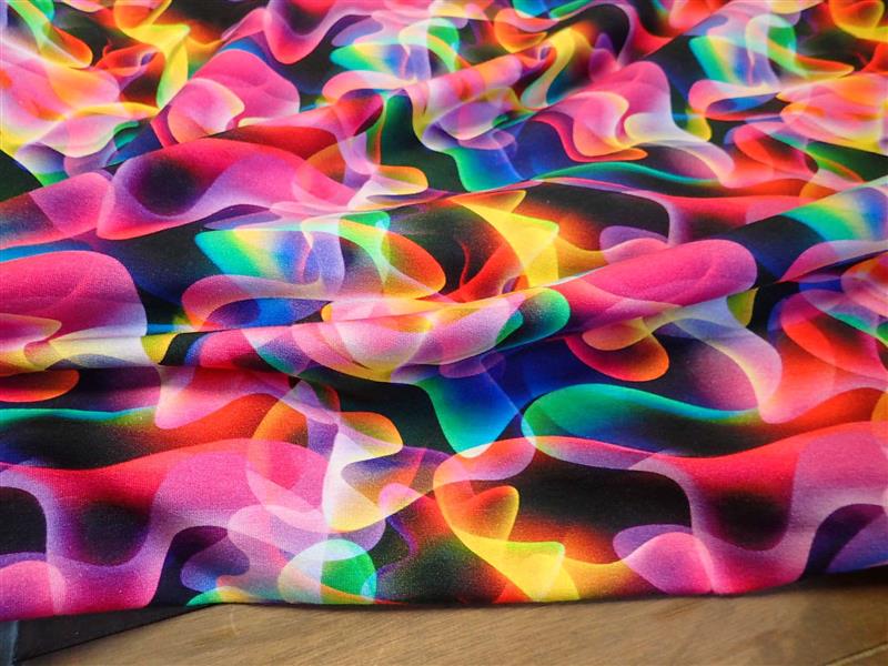 TEPLÁKOVINA - FOTOTISK - BAREVNÉ VLNY