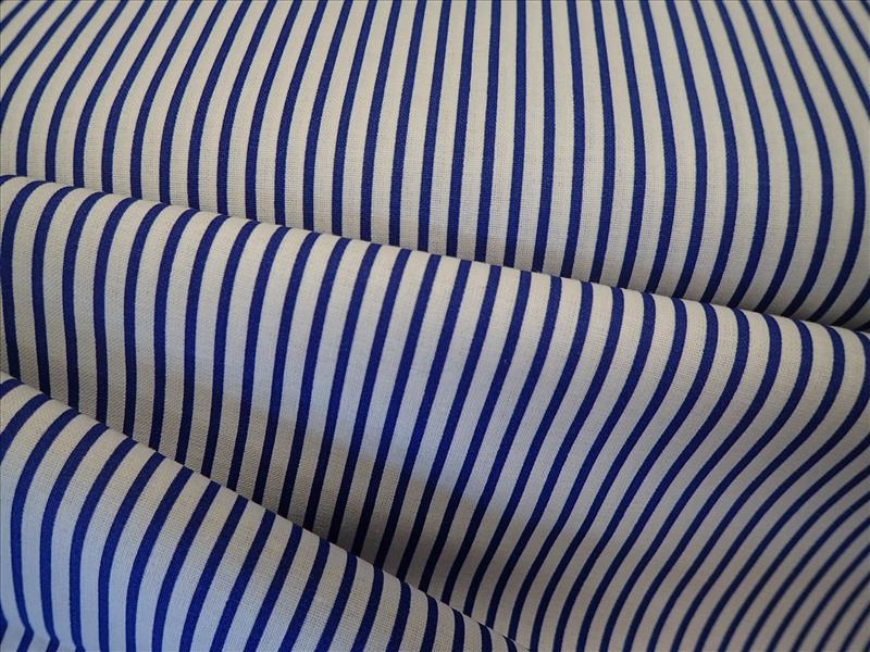 LÁTKA - PROUŽKY - TMAVĚ MODRÝ