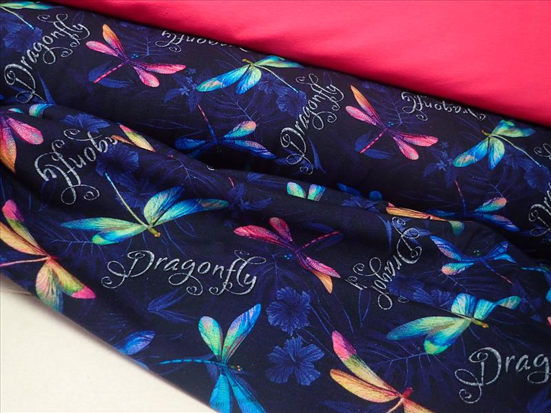 PLETENINA - JERSEY - FOTOTISK - VÁŽKY