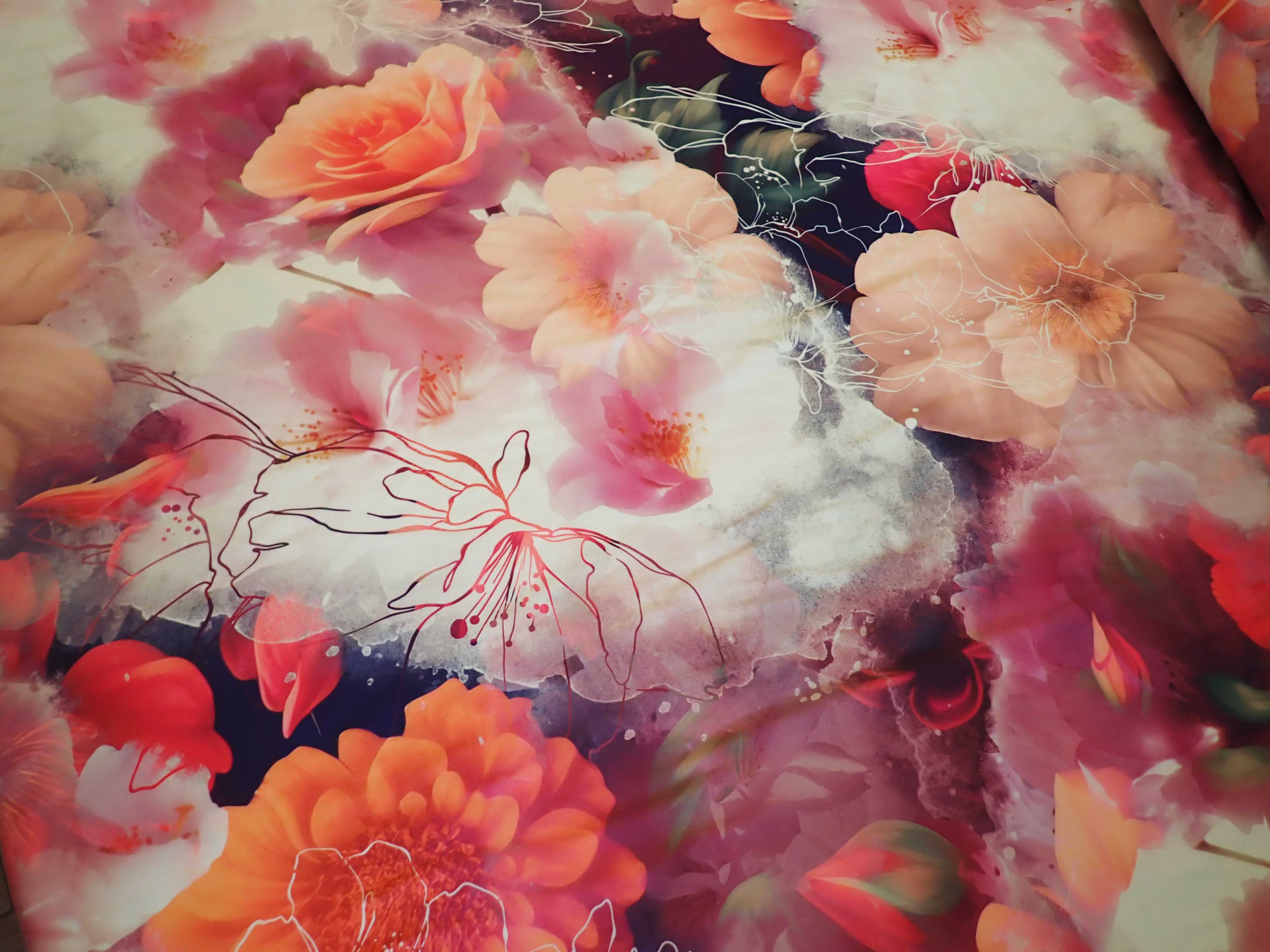 FUNKČNÍ ÚPLET - FOTOTISK - KVĚTY