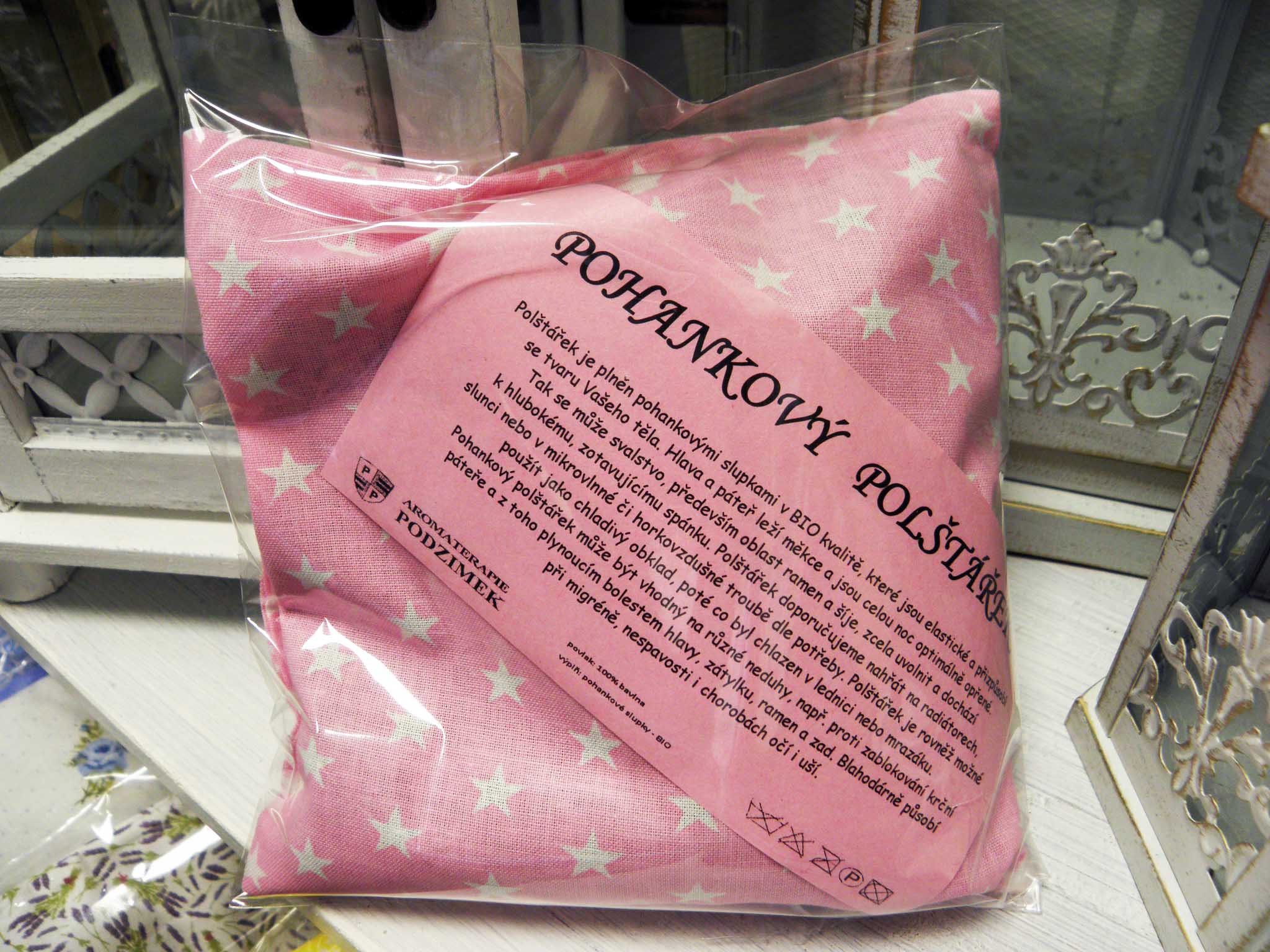 NAHŘÍVACÍ POHANKOVÝ POLŠTÁŘEK - MALÝ