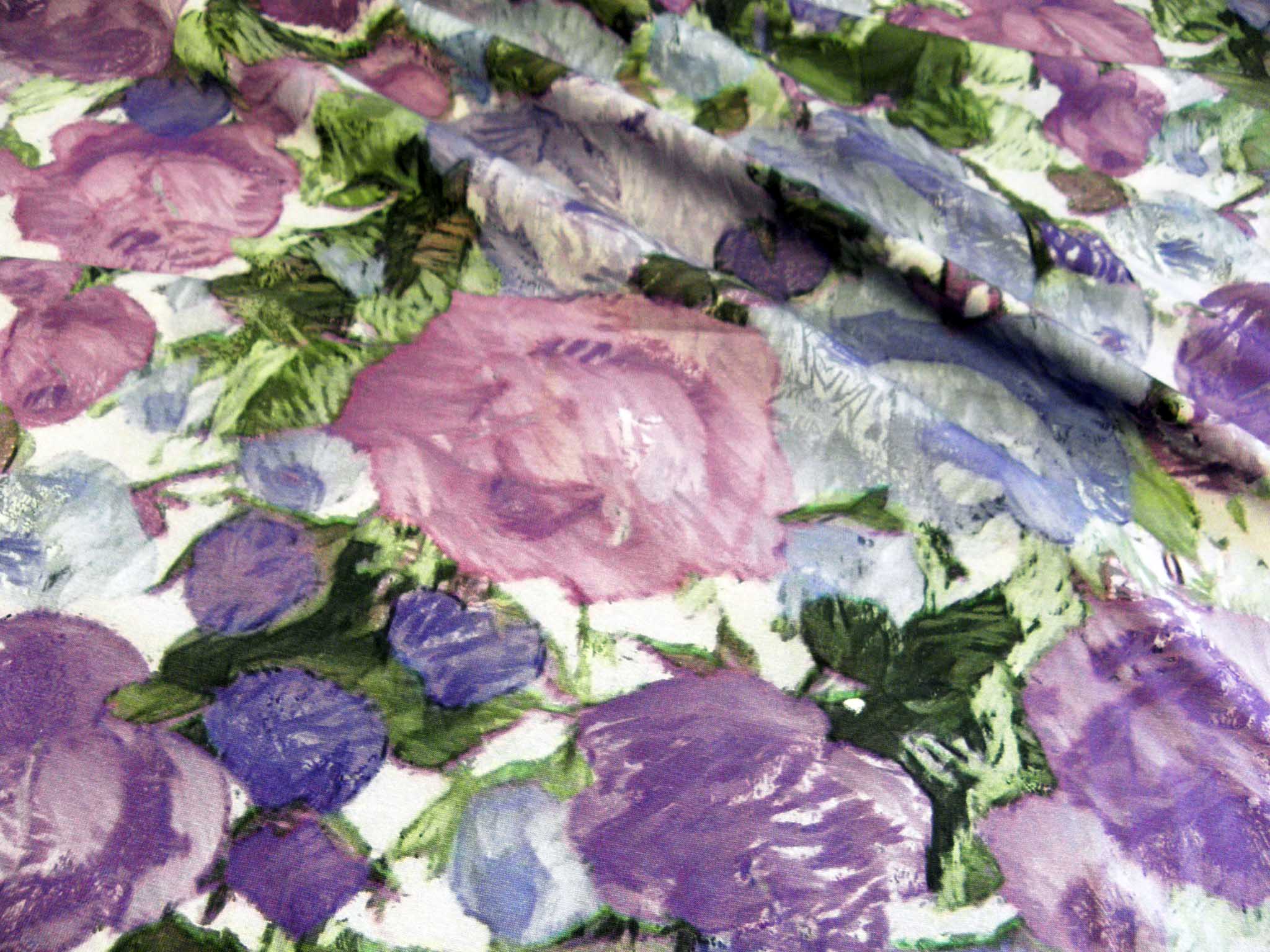 PLETENINA - JERSEY - MODROFIALOVÁ