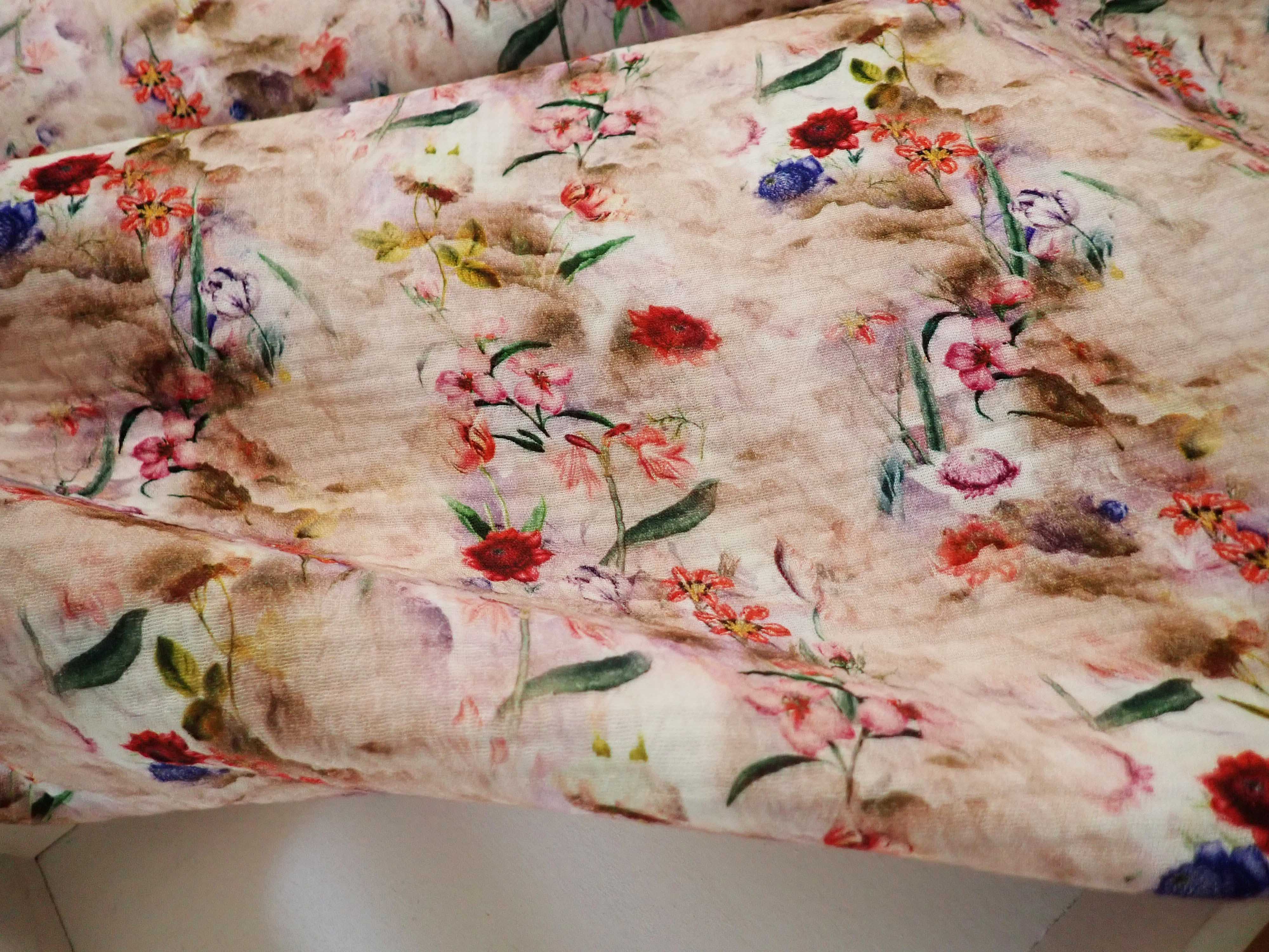 MUŠELÍN - DVOJITÁ GÁZOVINA - FOTOTISK