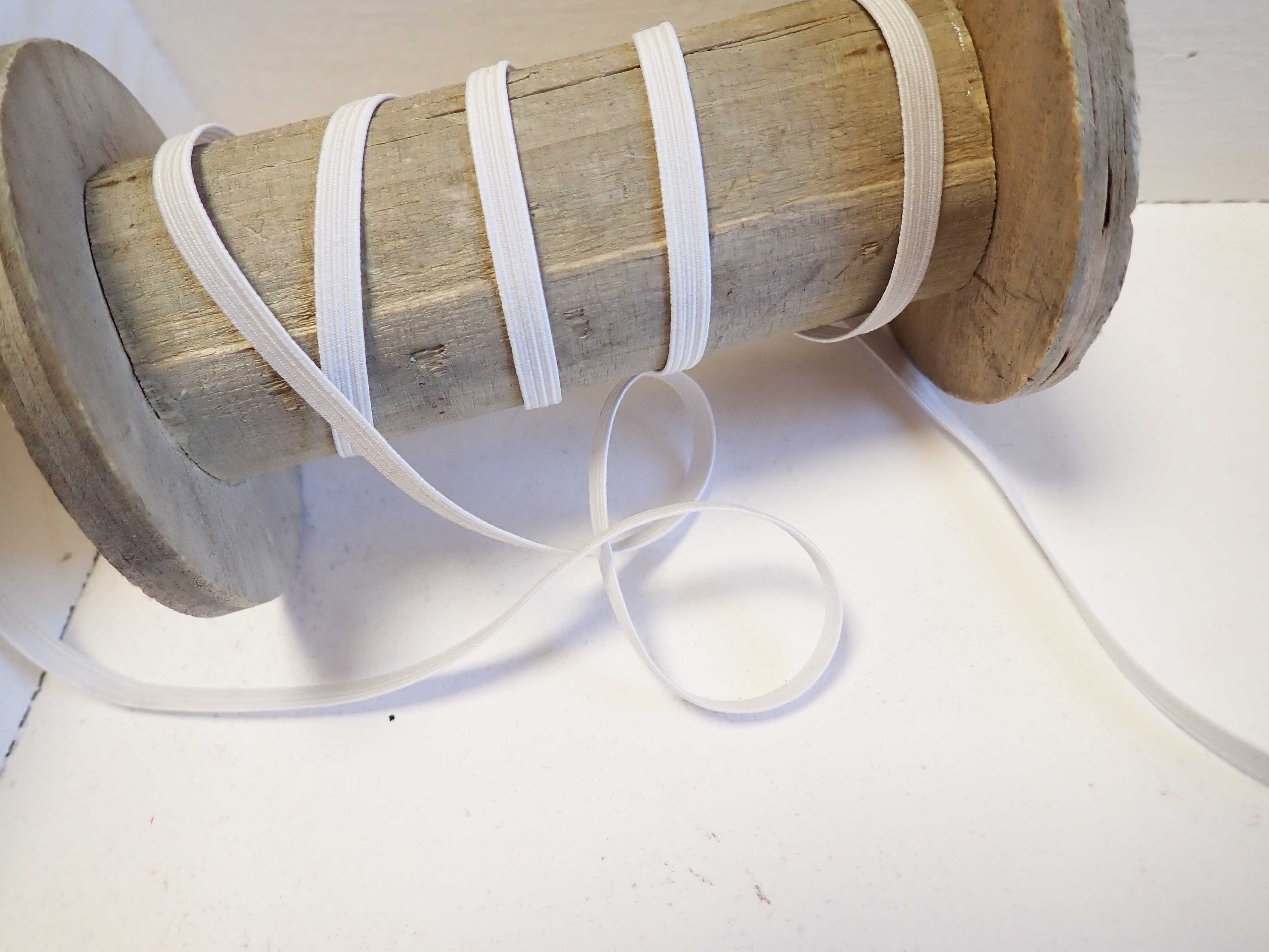 GUMA - PRUŽENKA - BÍLÁ - šíře 5 mm