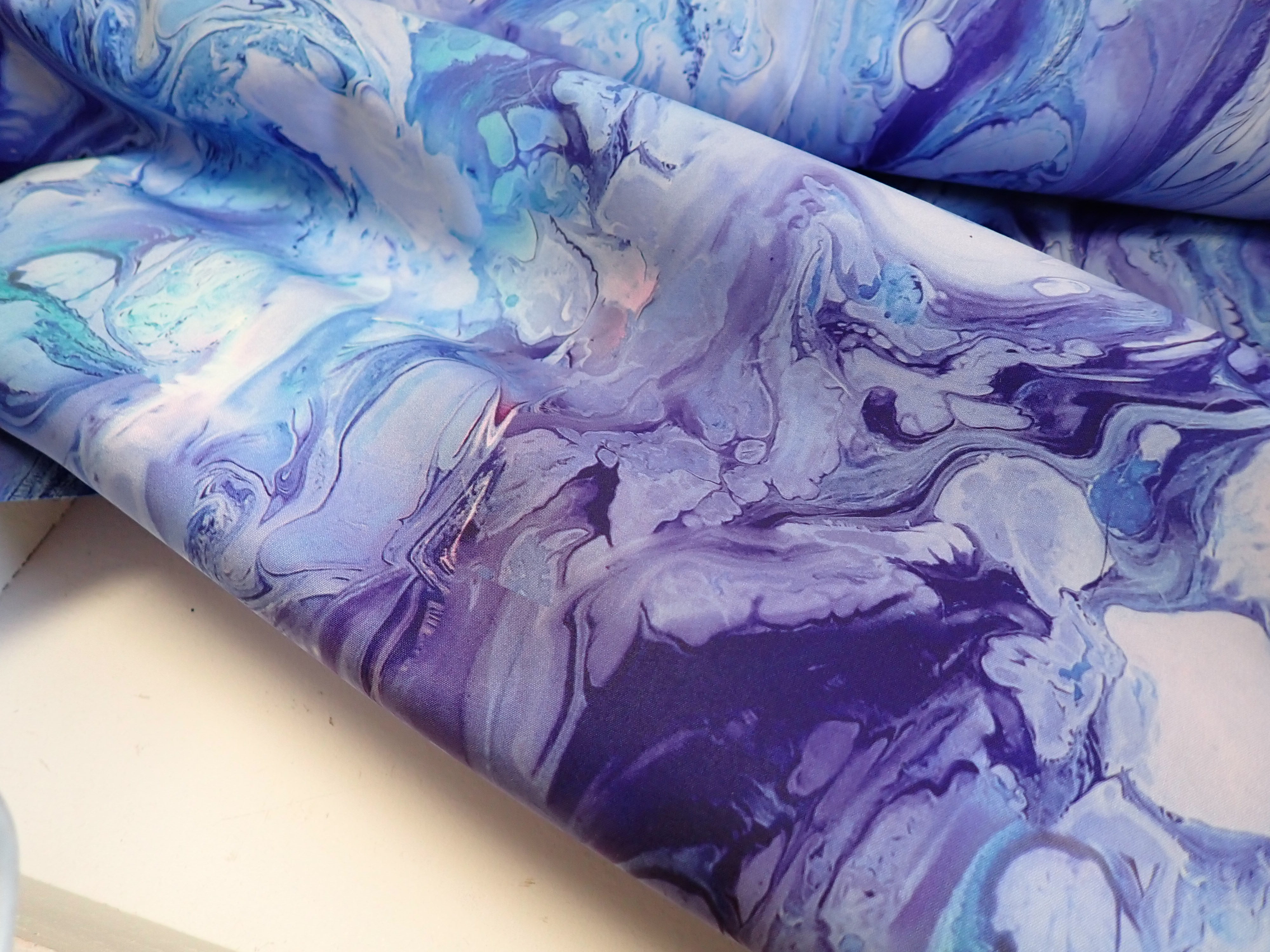 LÁTKA - SOFTSHELL - FOTOTISK - MODRÝ