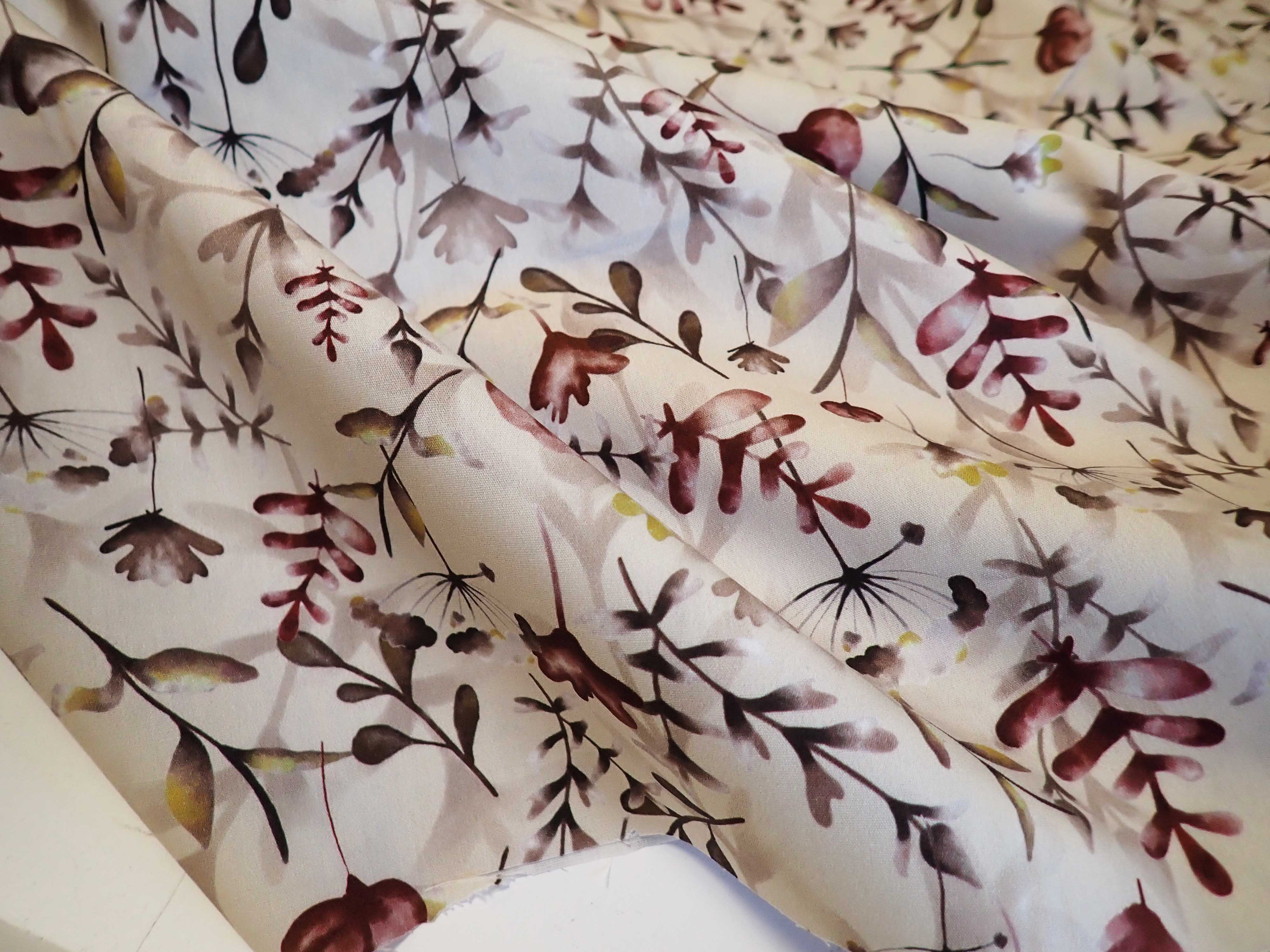 LÁTKA - POPELÍN - VĚTVIČKY