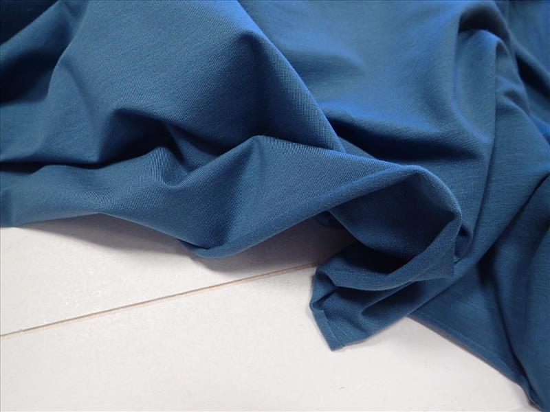 PLETENINA - JERSEY - BAMBOO PETROLEJOVÁ