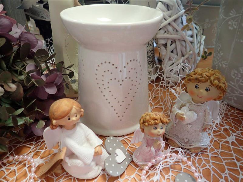 AROMALAMPA - SRDÍČKA - BÍLÁ