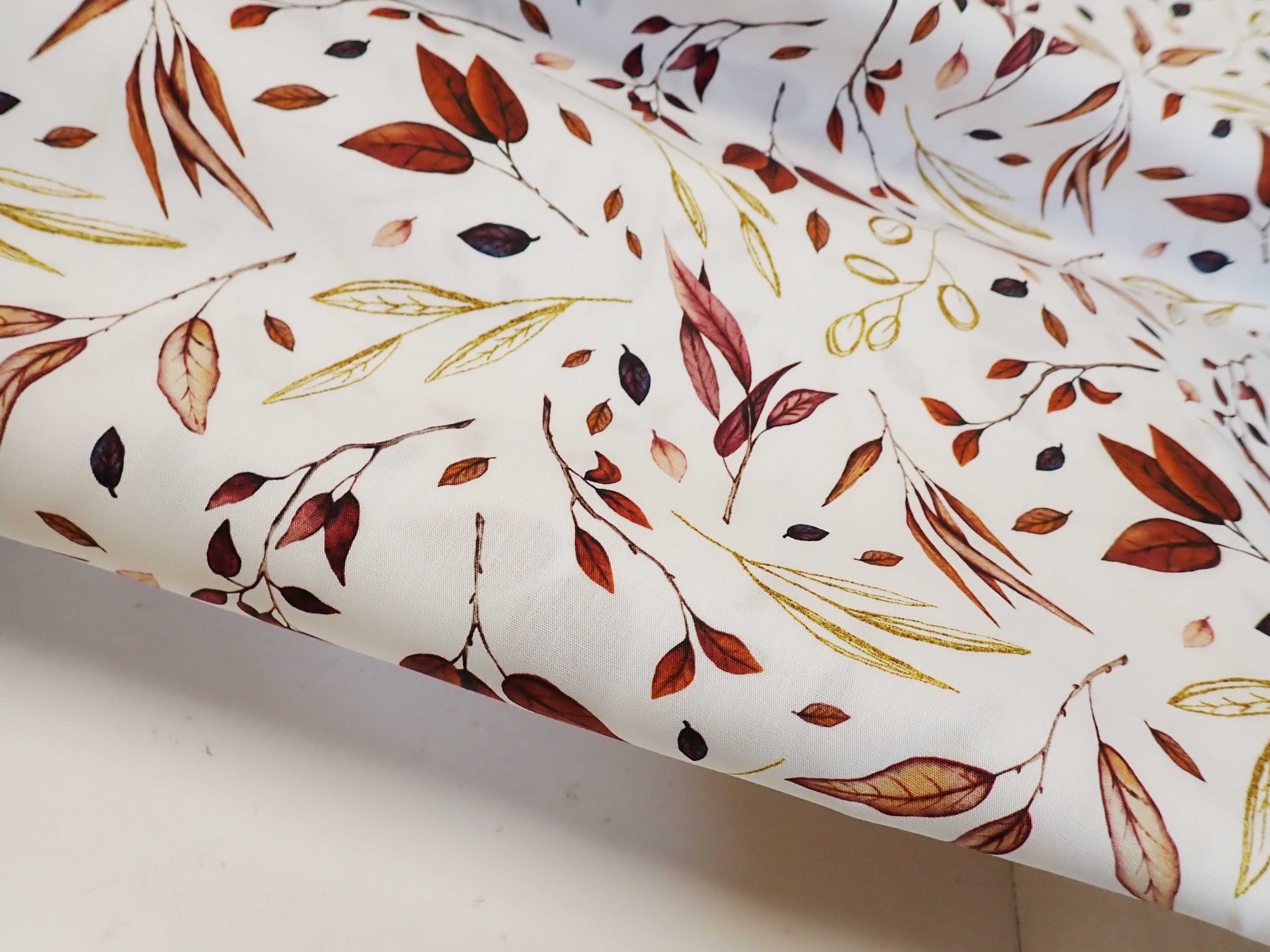 LÁTKA - POPELÍN - LÍSTEČKY