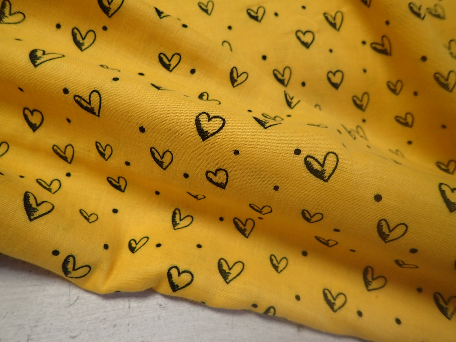 DVOJITÁ GÁZOVINA - FÁČOVINA - HOŘČICOVÁ + SRDÍČKA