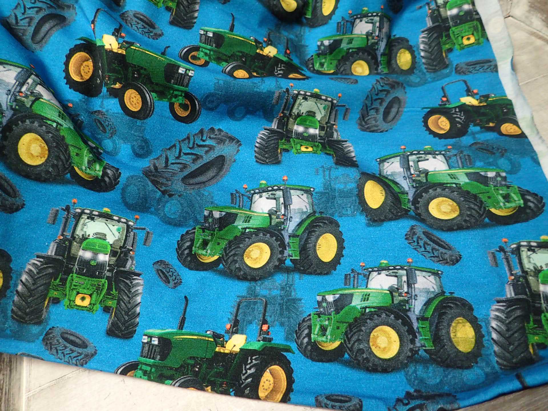 PLETENINA - FOTOTISK - JERSEY - TRAKTORY