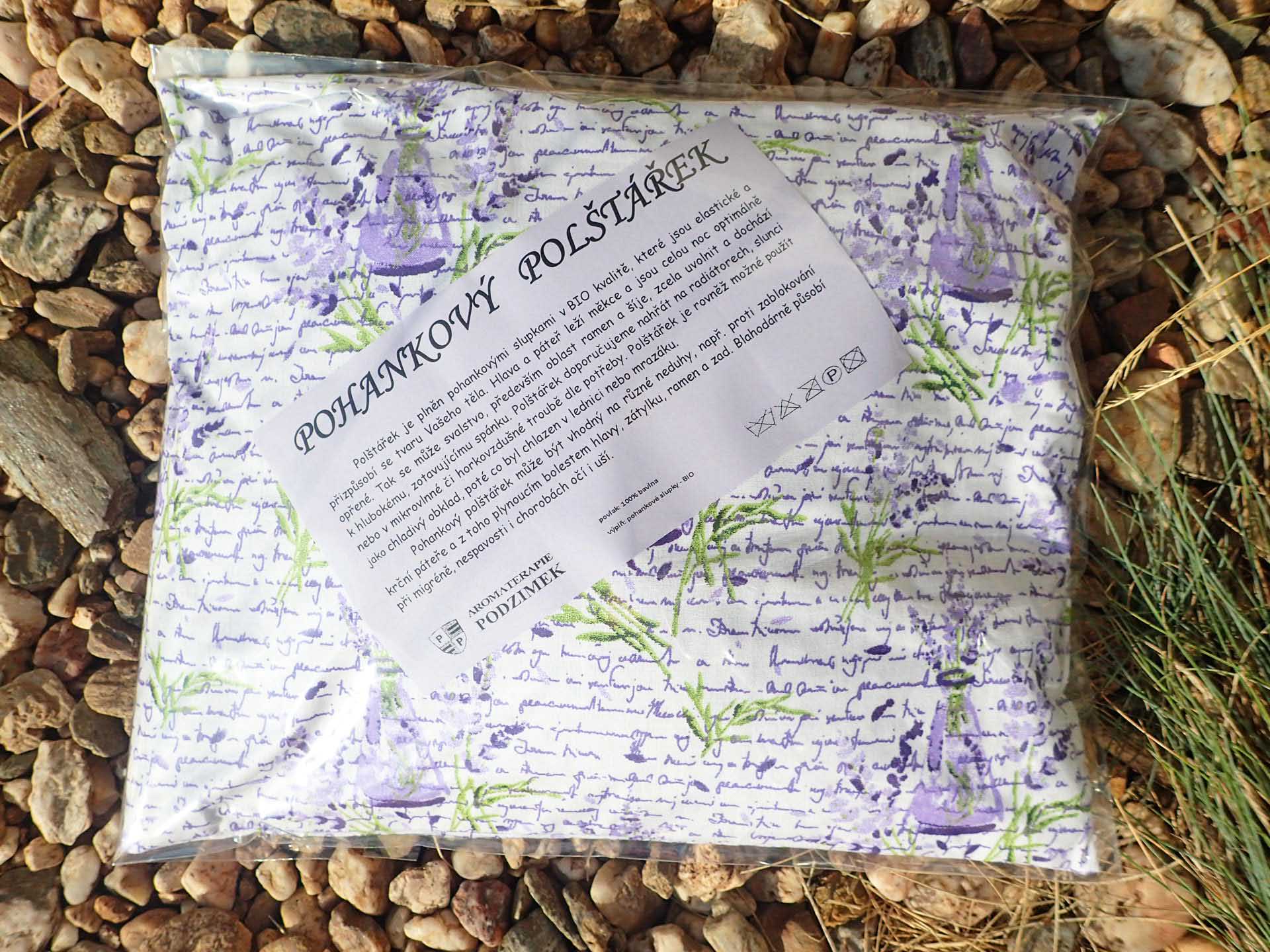 NAHŘÍVACÍ POHANKOVÝ POLŠTÁŘEK - STŘEDNÍ