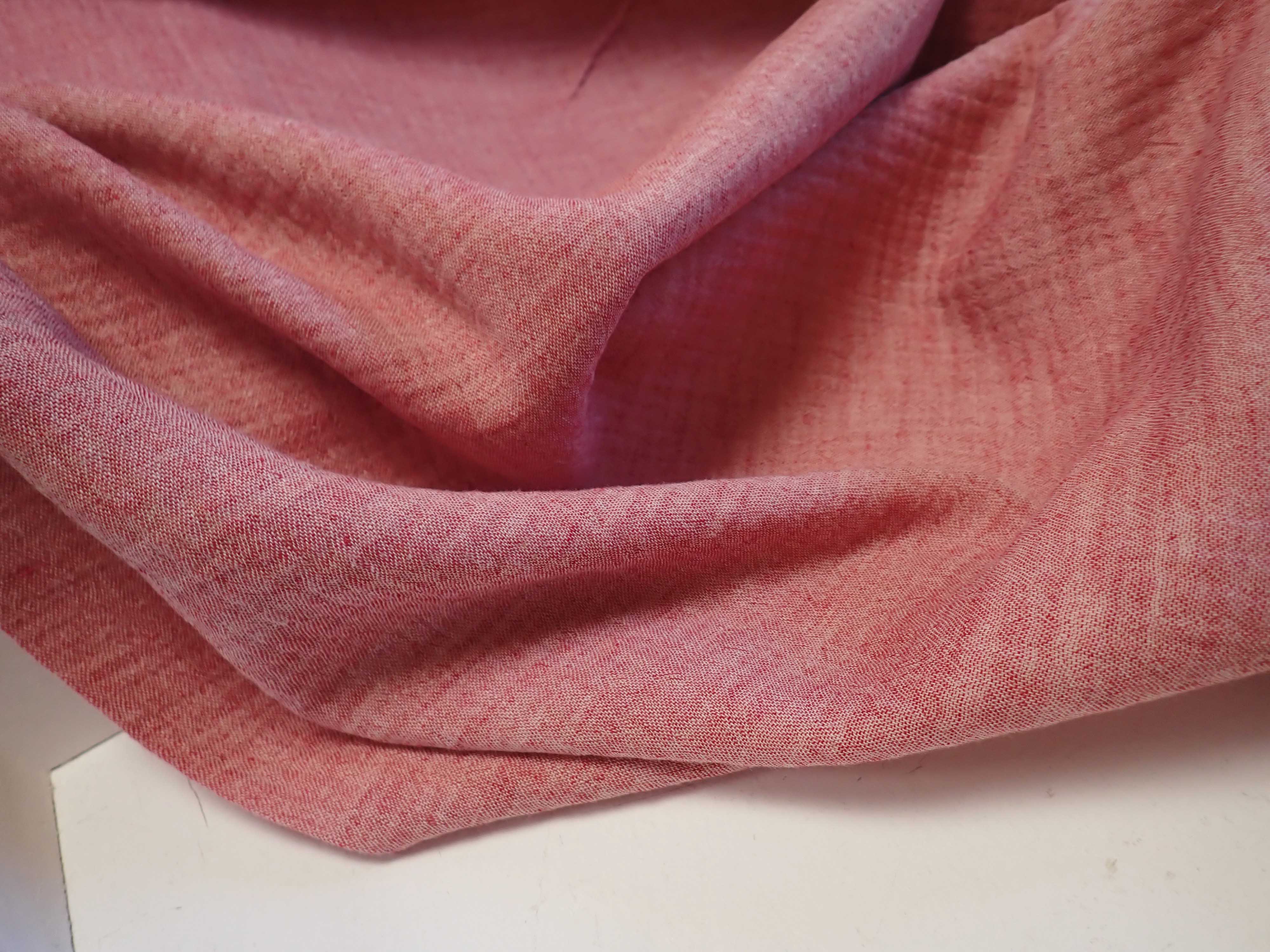 LÁTKA - DVOJITÁ GÁZOVINA - MUŠELÍN - ČERVENÝ MELÍR