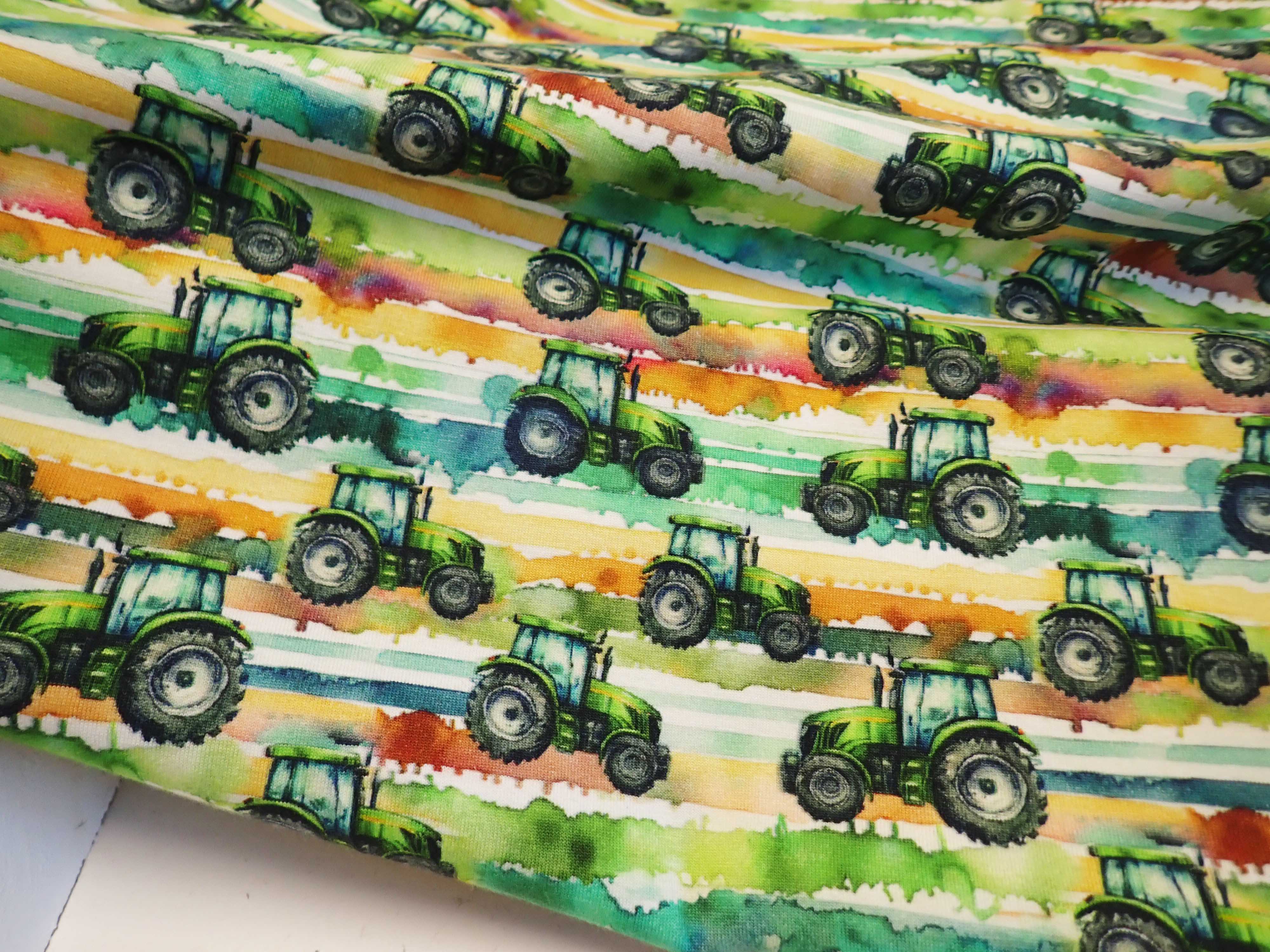 PLETENINA - JERSEY - FOTOTISK - TRAKTOR