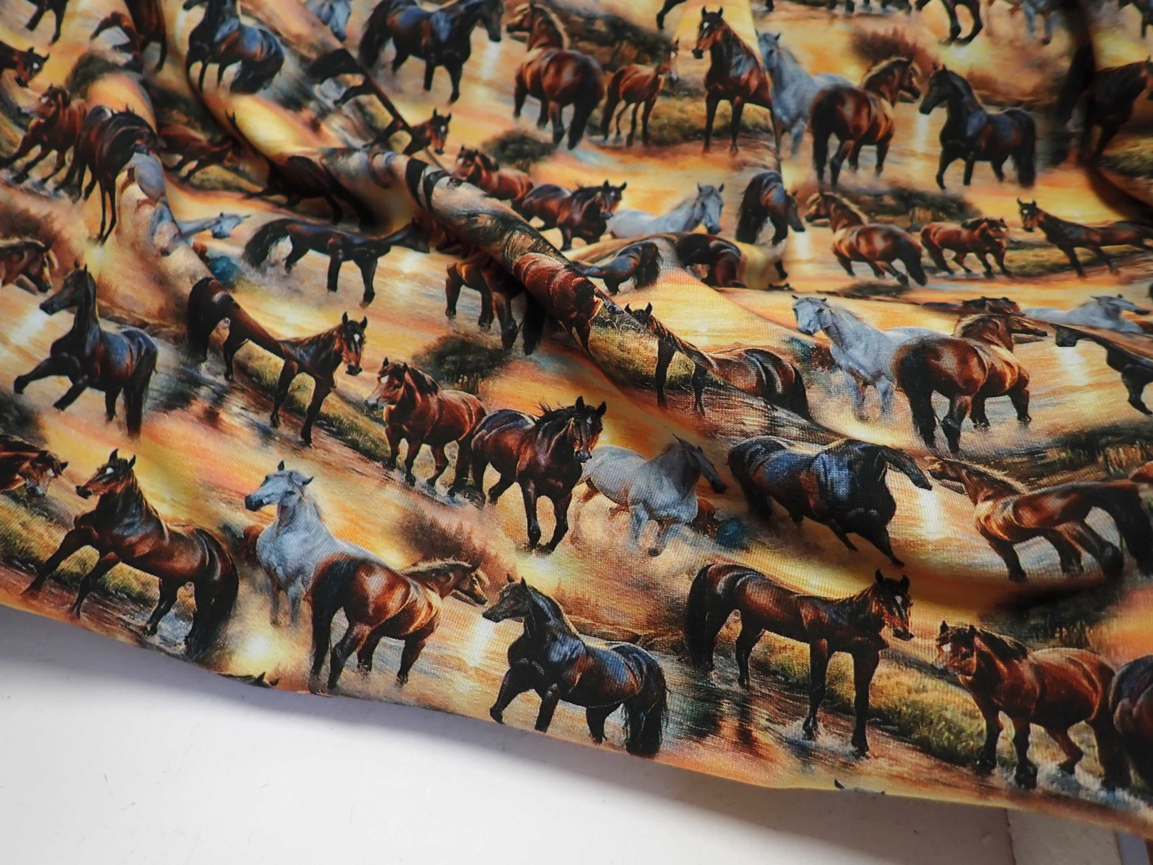 LÁTKA - TEPLÁKOVINA - FOTOTISK - KONĚ