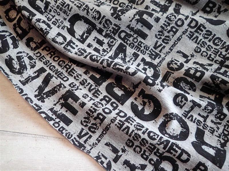 TEPLÁKOVINA - SVĚTLE ŠEDÝ MELÍR - PÍSMO