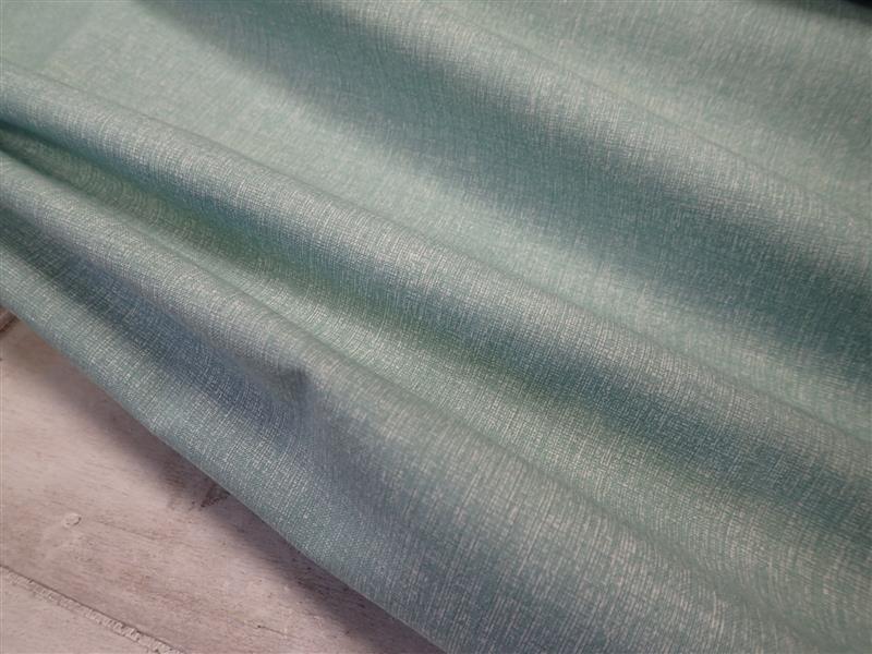 látka - LNĚNÝ EFEKT - ZELENOOCELOVÝ