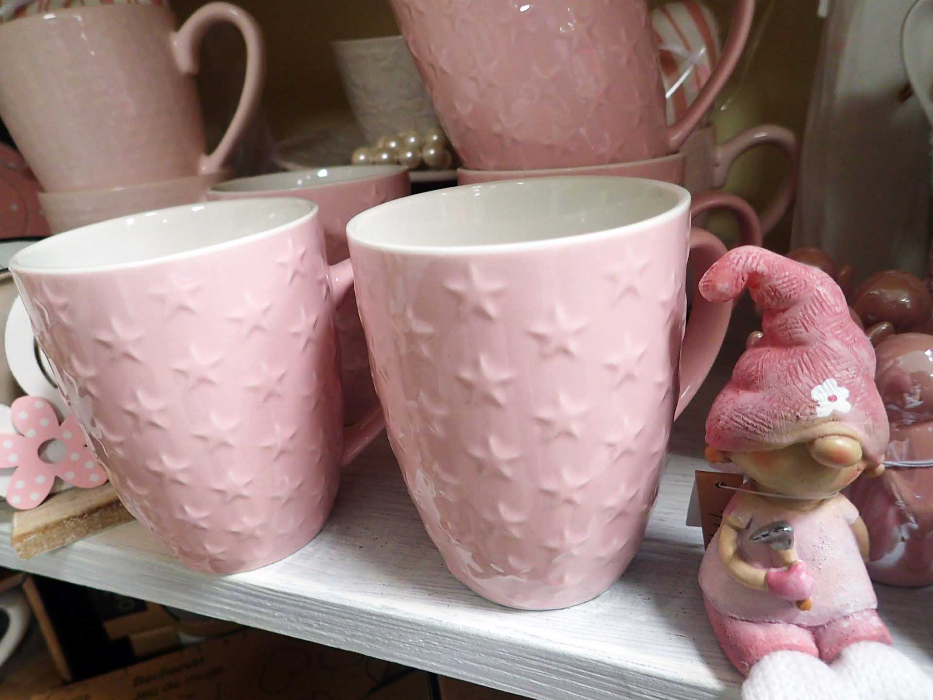 RŮŽOVÝ HRNÍČEK - HVĚZDIČKY