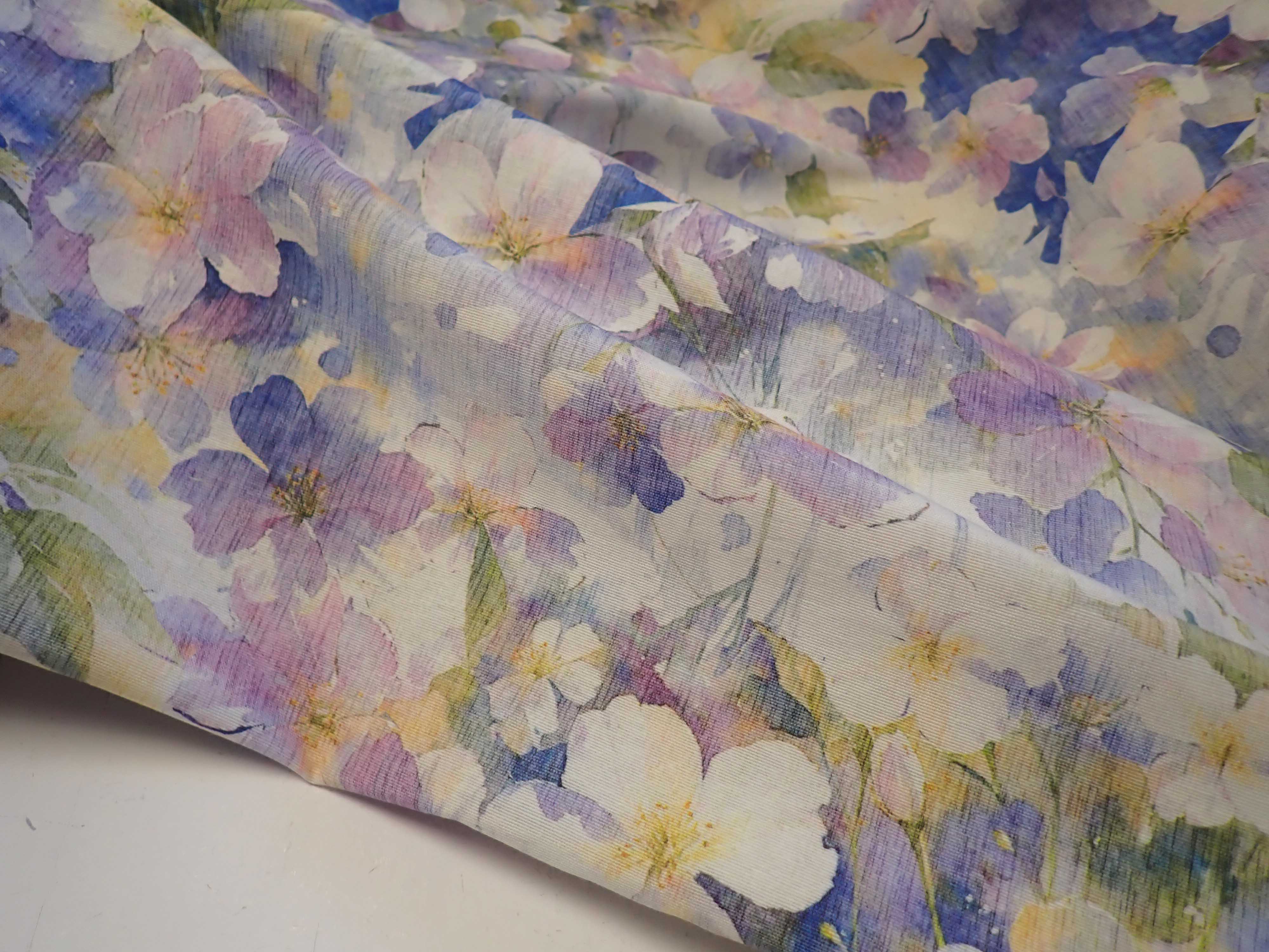 LÁTKA - POTAHOVKA - FOTOTISK - KVĚTY