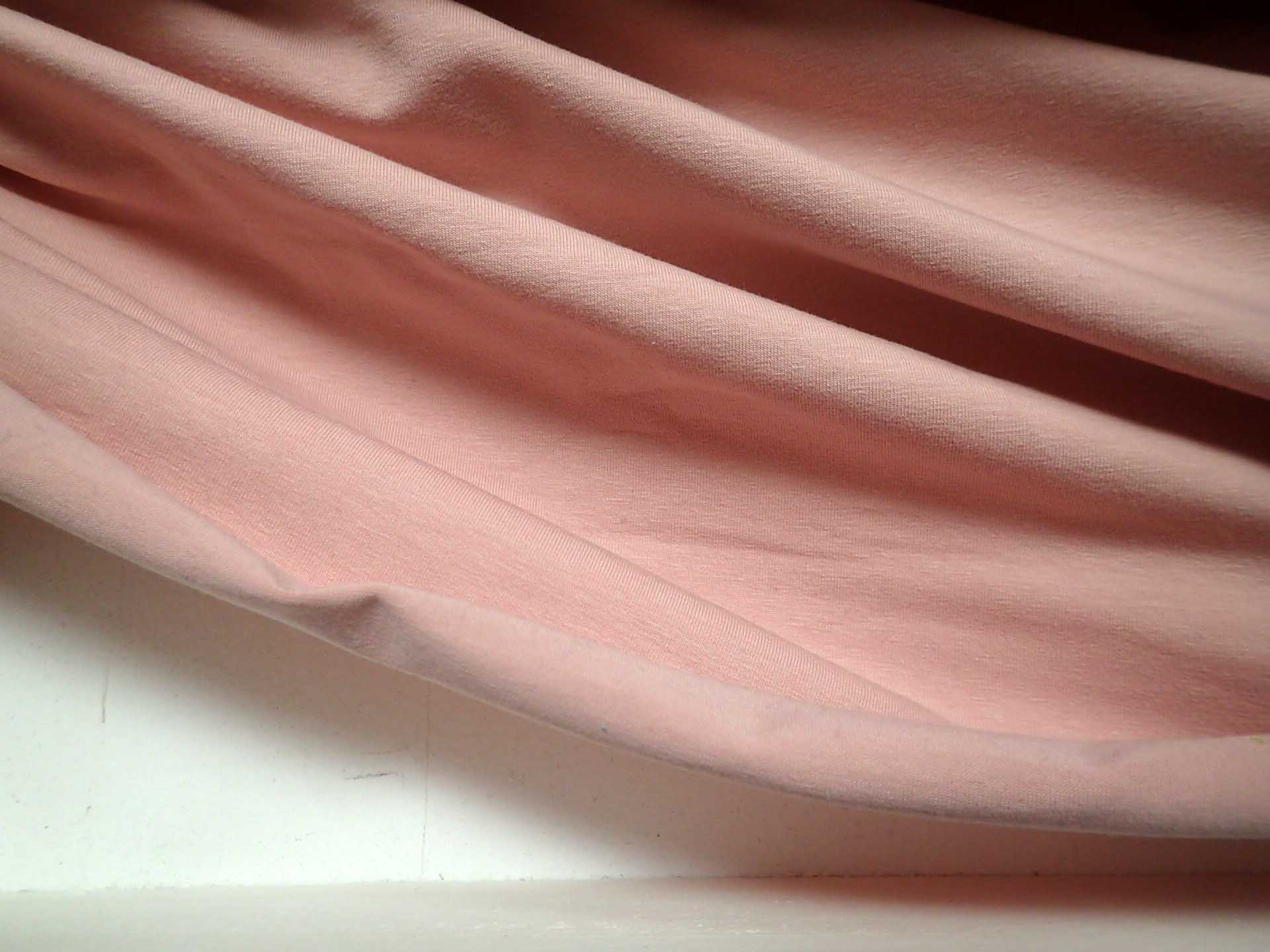 LÁTKA  - PLETENINA - JERSEY - STARORŮŽOVÁ