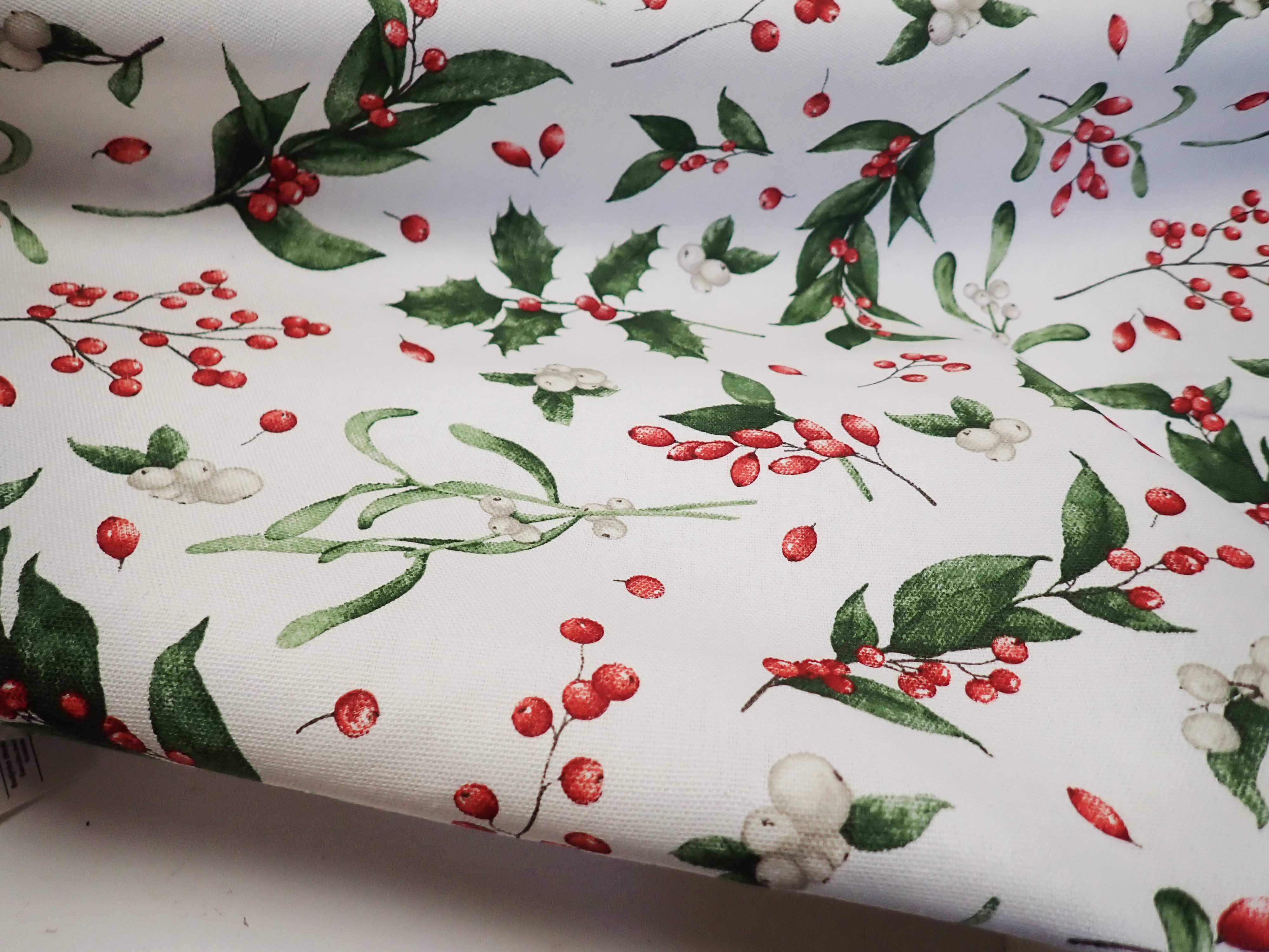 LÁTKA - VÁNOČNÍ - VĚTVIČKY - POTAHOVKA