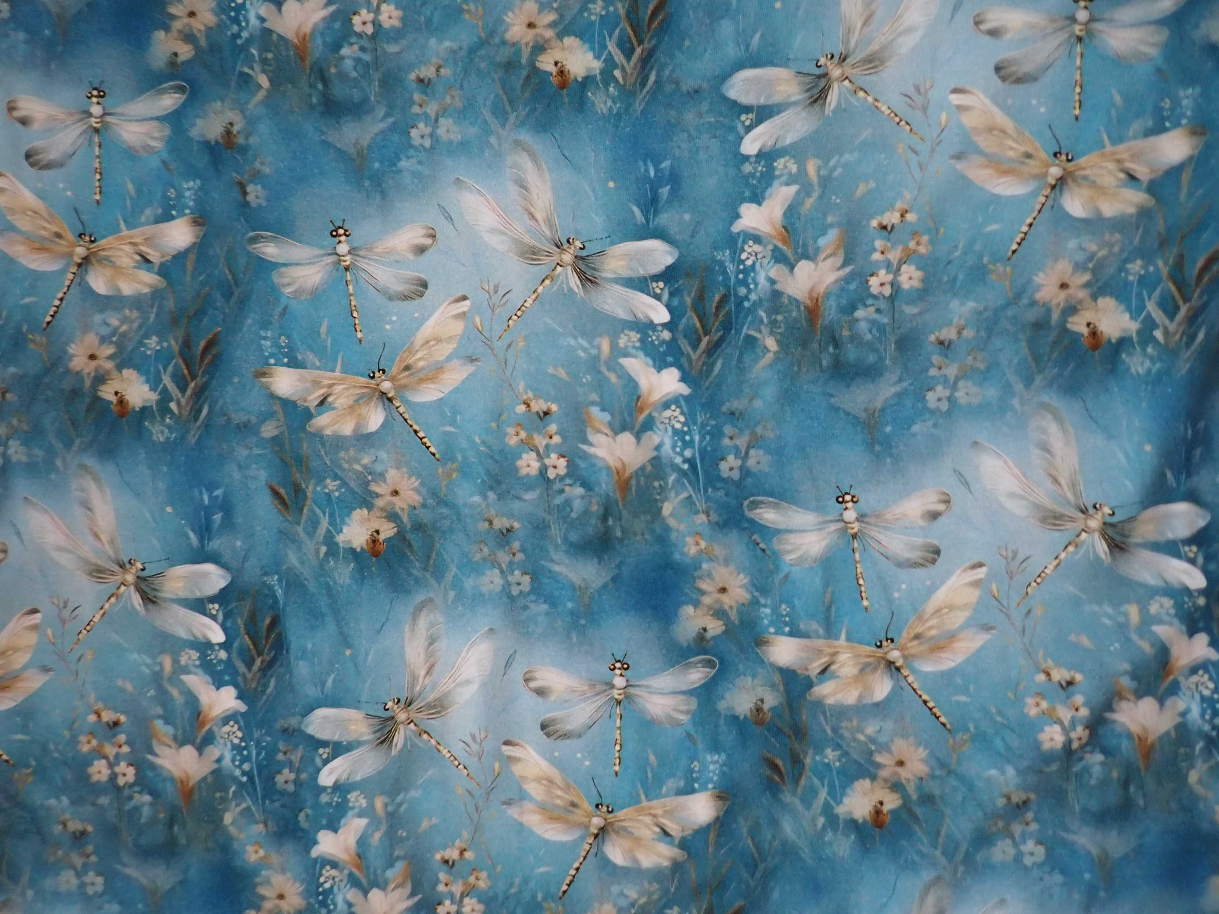 PLETENINA - JERSEY - FOTOTISK - VÁŽKY