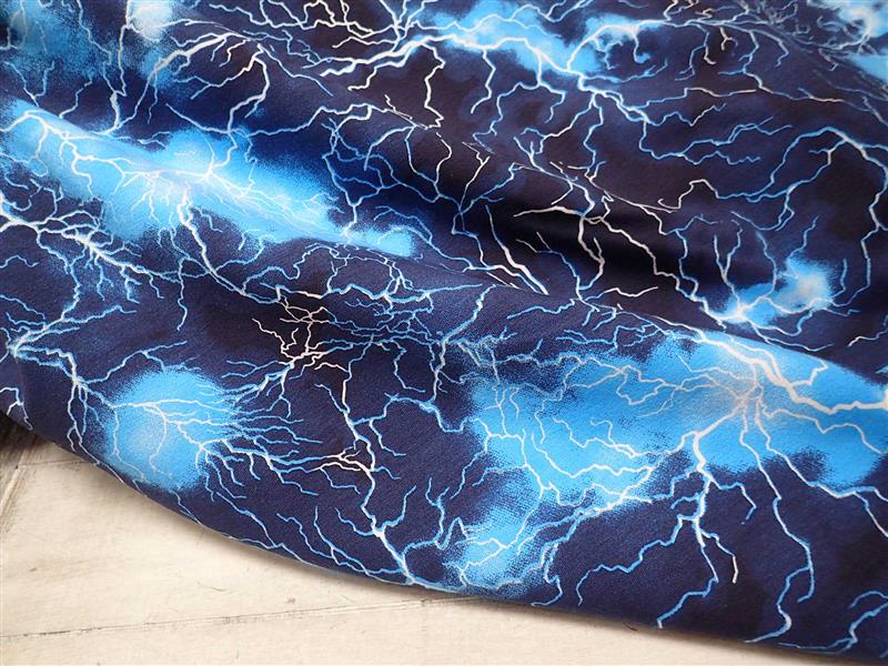 TEPLÁKOVINA - MODRÁ - BLESKY