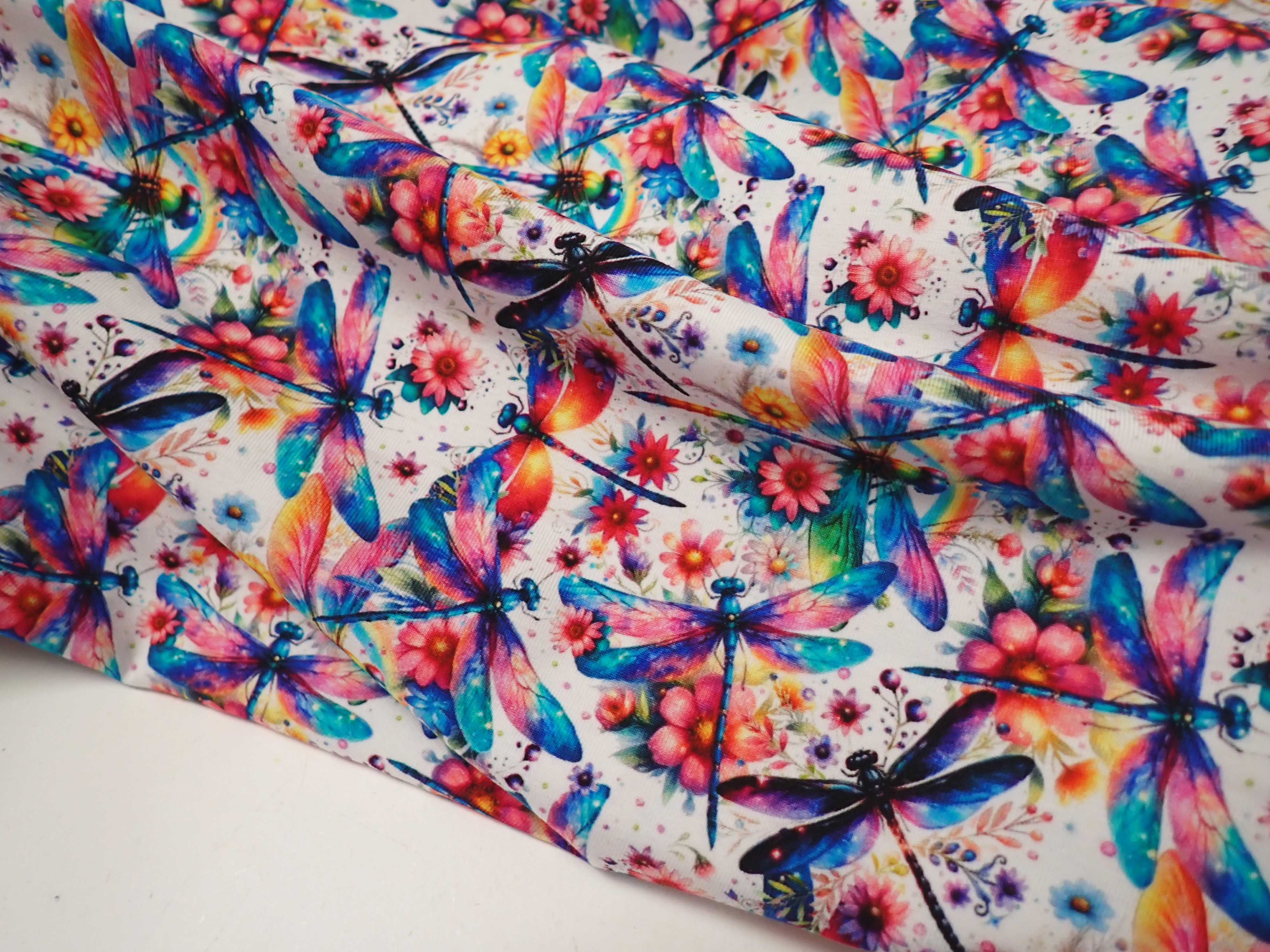 PLETENINA - JERSEY - FOTOTISK - VÁŽKY