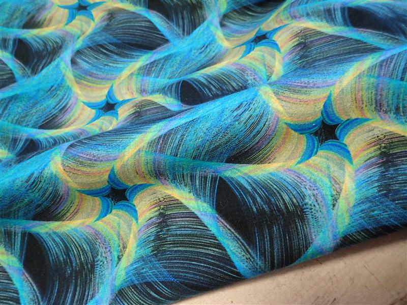 TEPLÁKOVINA - FOTOTISK - TYRKYSOVÁ