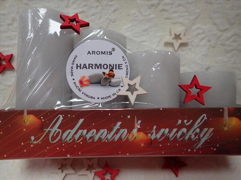 ADVENTNÍ SVÍČKY S VŮNÍ HARMONIE
