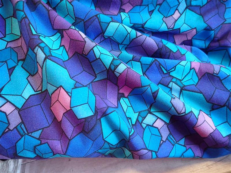 TEPLÁKOVINA - FOTOTISK - KOSTKY