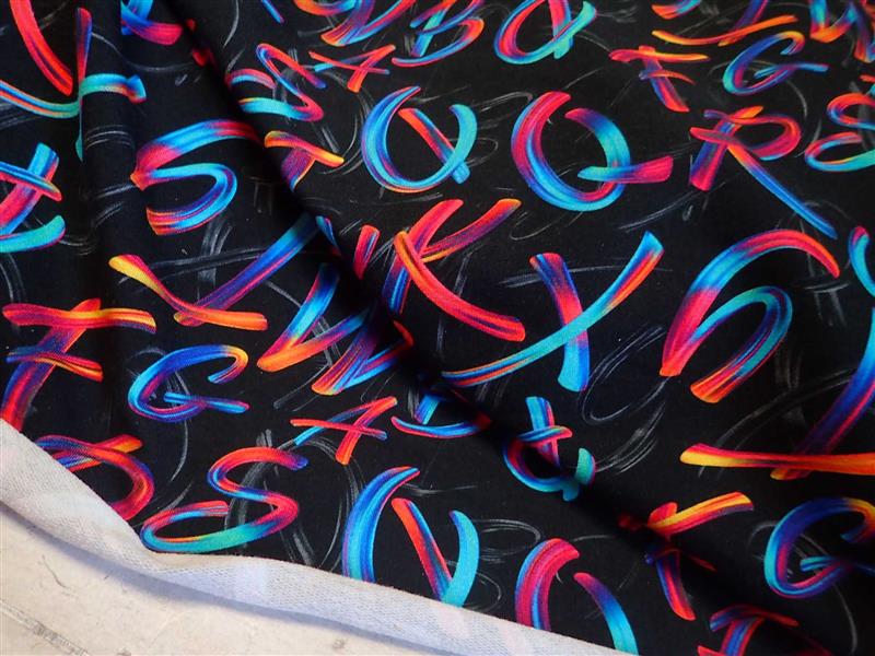 TEPLÁKOVINA - FOTOTISK - BAREVNÁ ABECEDA