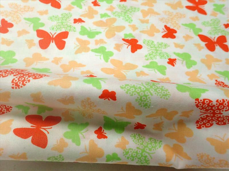 LÁTKA - MOTÝLCI - ZELENÁ + ORANŽOVÁ