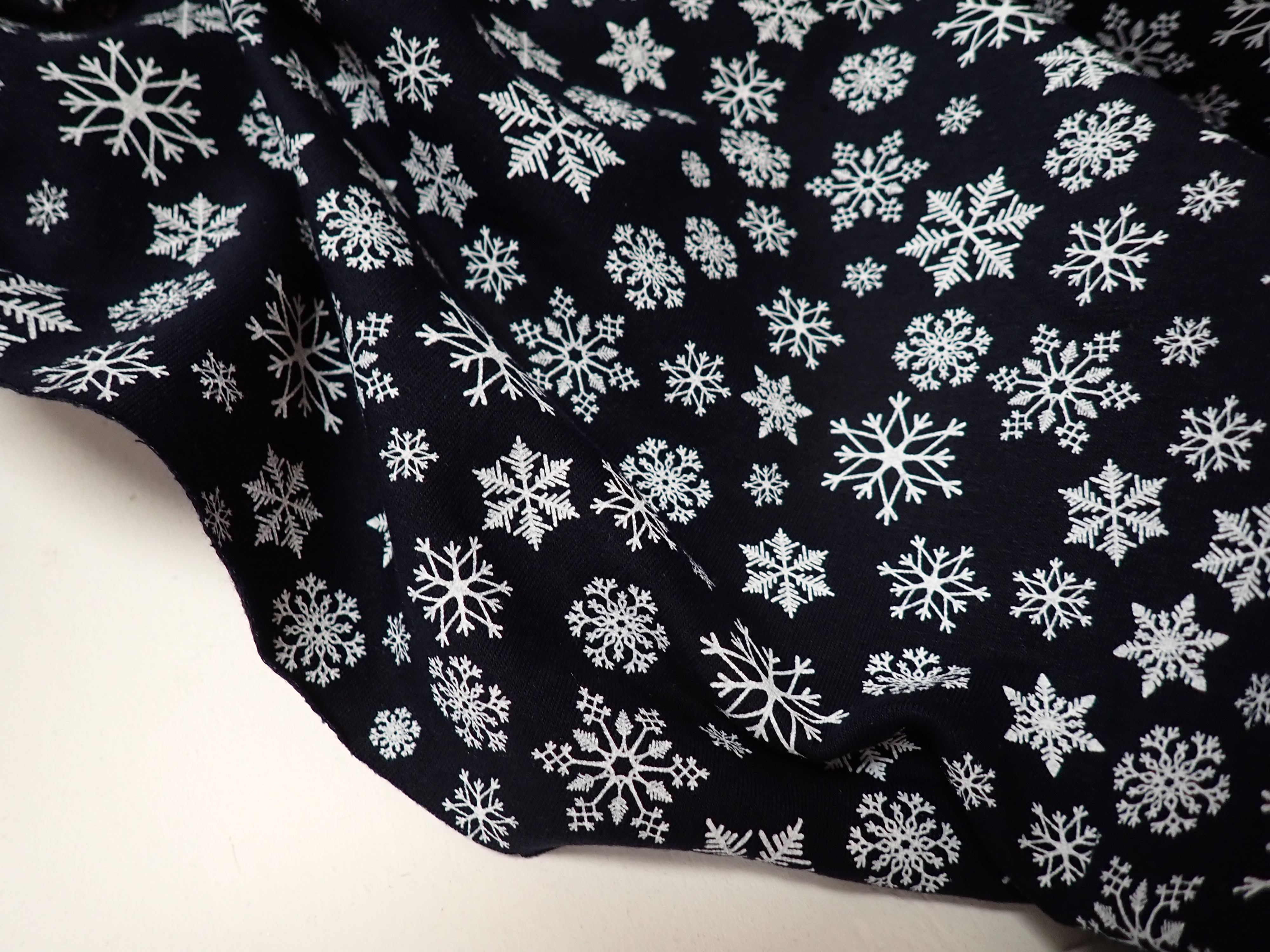 TEPLÁKOVINA - TMAVĚ MODRÁ + VLOČKY