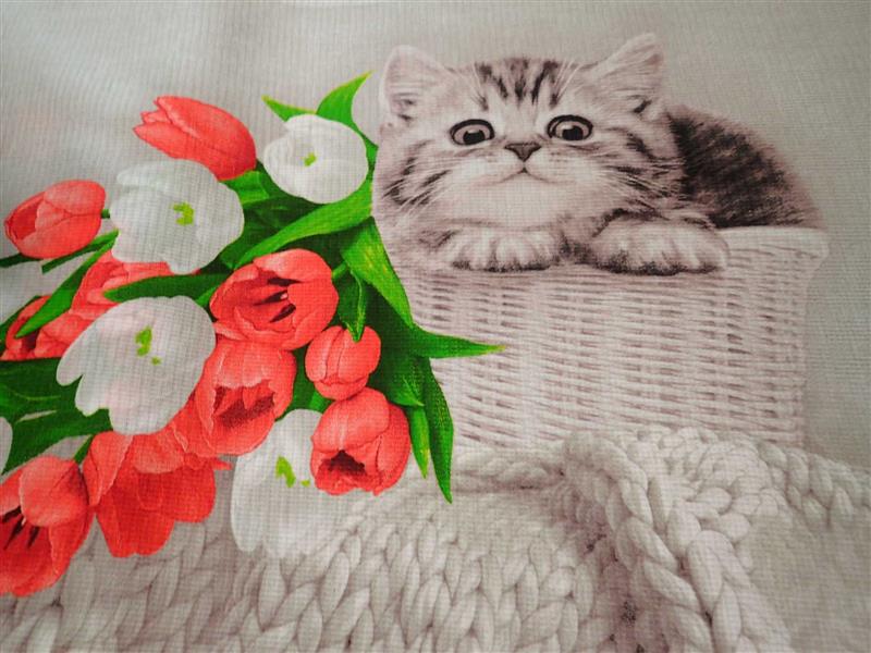 látka - WAFFLE - UTĚRKOVINA - KOČKA