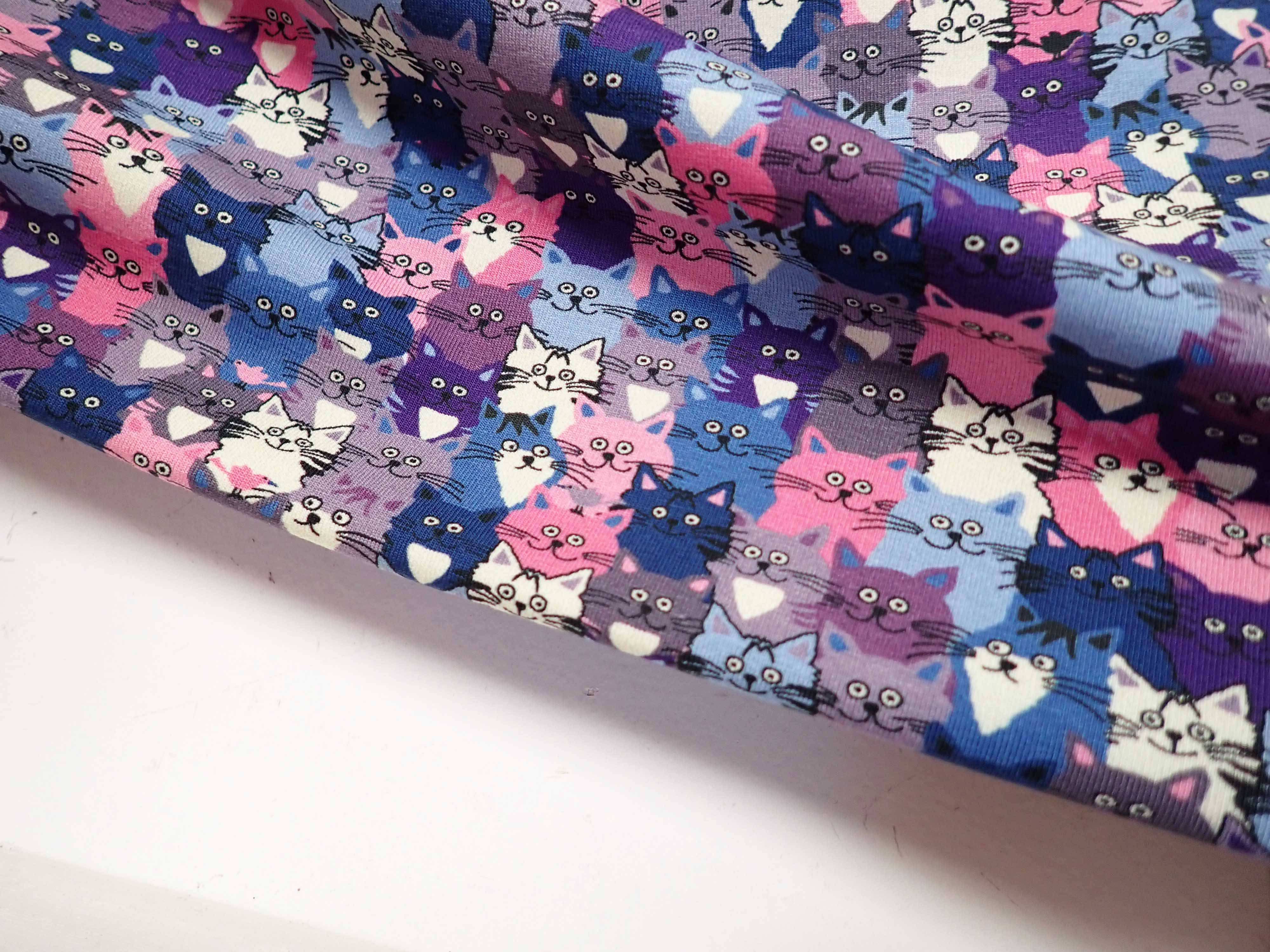 PLETENINA - JERSEY - KOČKY