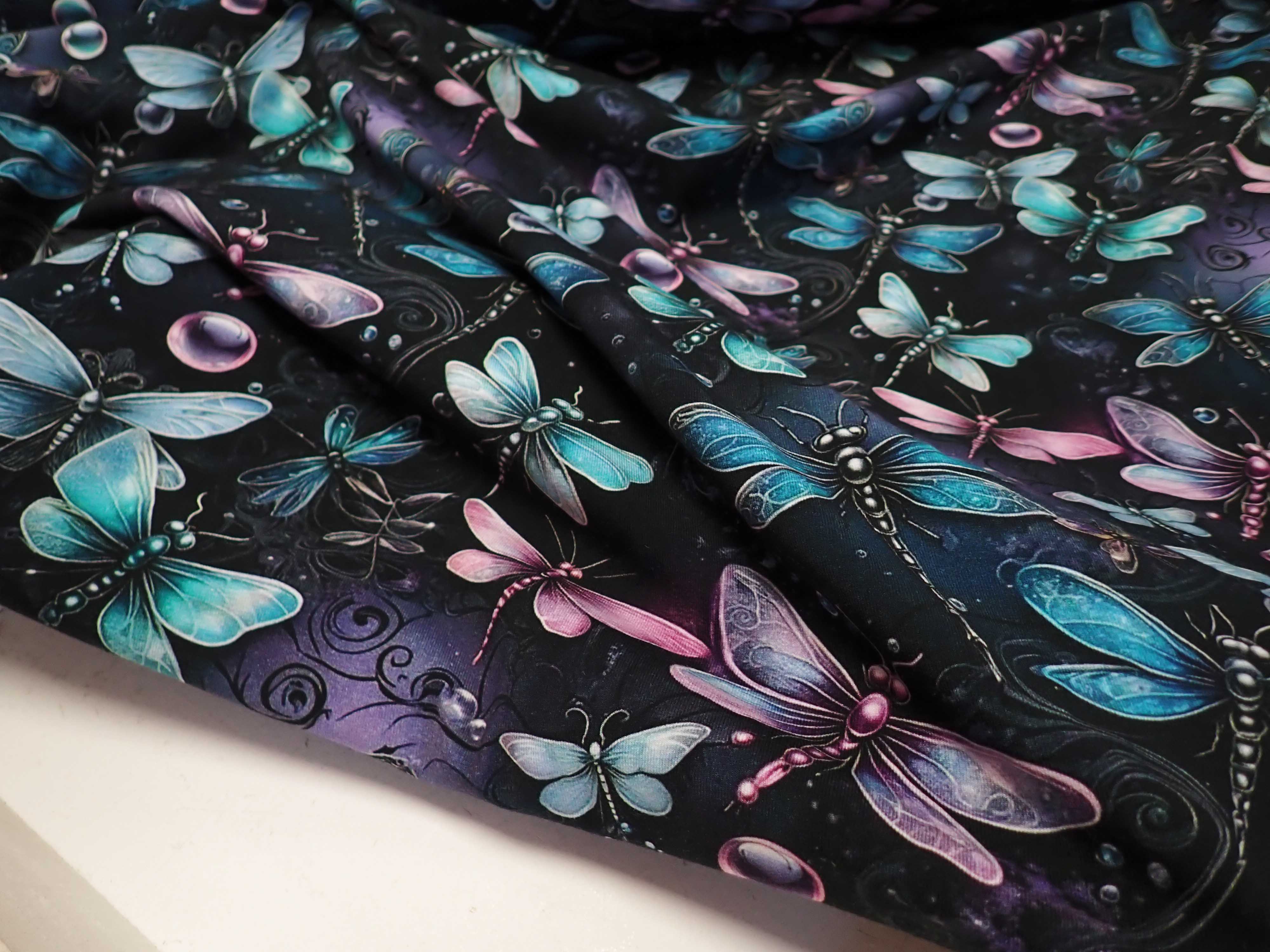 PLETENINA - JERSEY - FOTOTISK - VÁŽKY