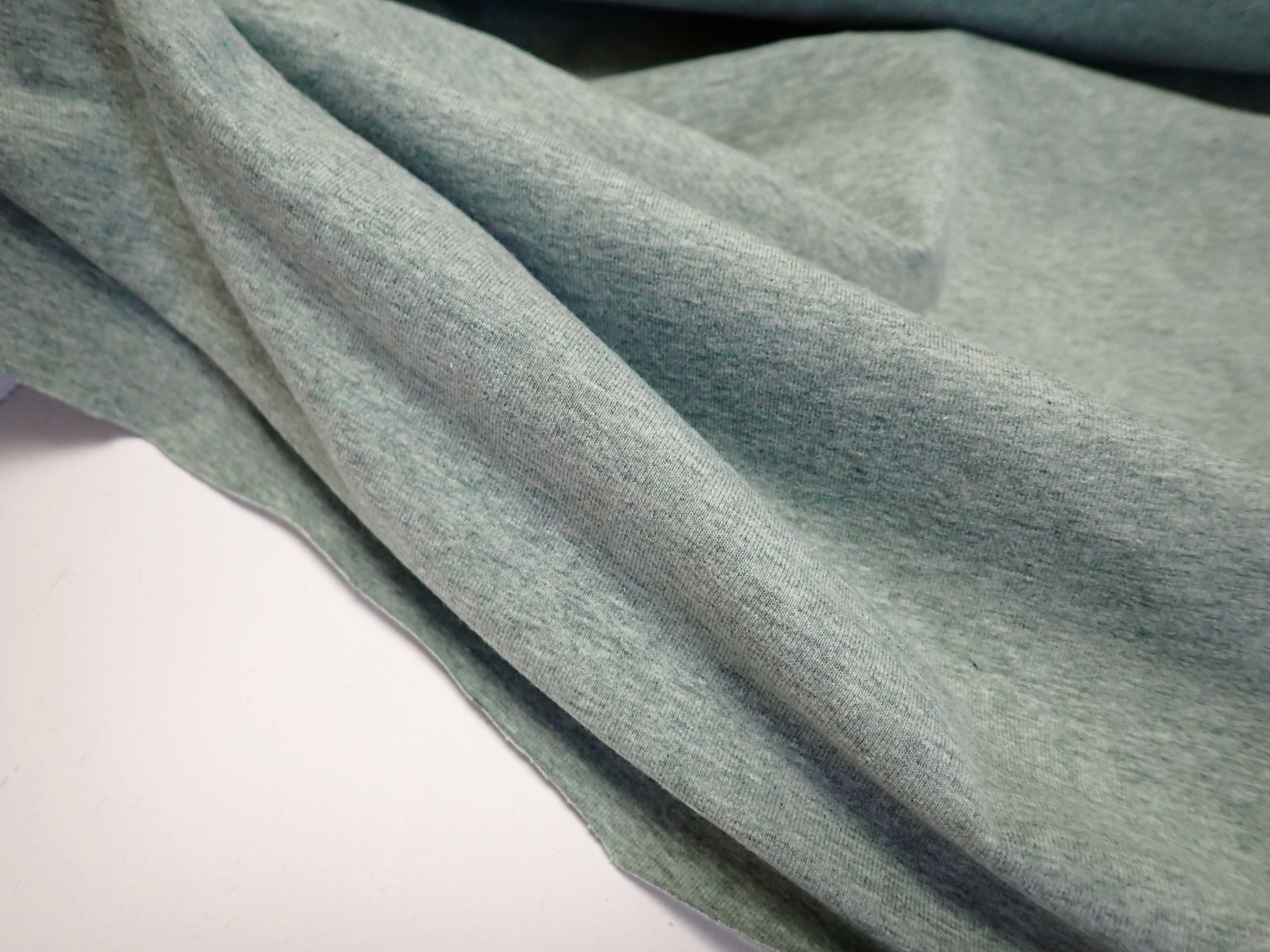 PLETENINA - JERSEY - STAROZELENÝ MELÍR