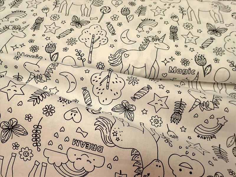 LÁTKA - OMALOVÁNKY - JEDNOROŽCI