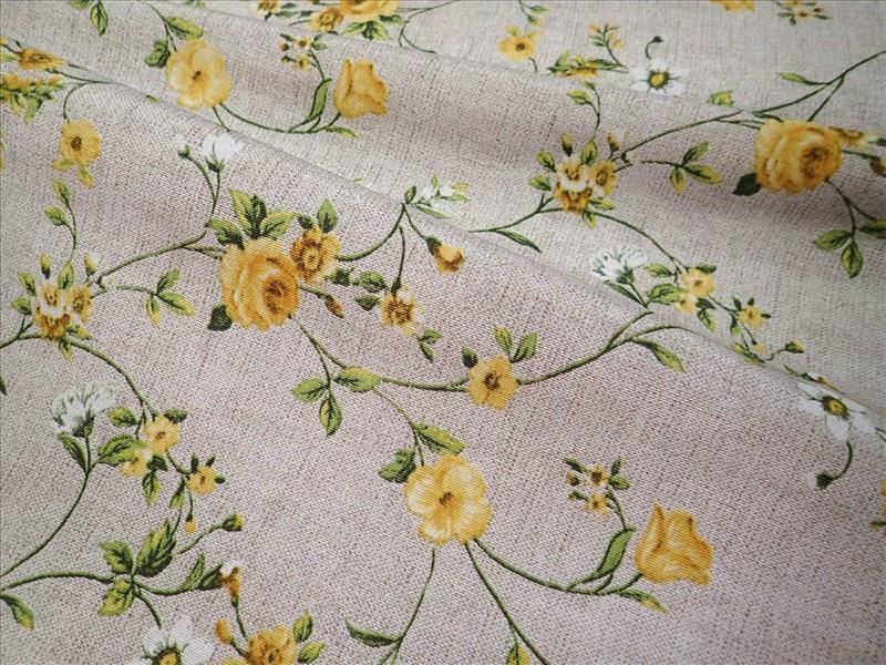 LÁTKA - POTAHOVKA - ŽLUTÉ KVĚTY