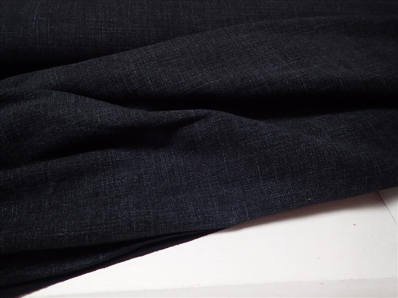 TEPLÁKOVINA - DŽÍNOVÝ EFEKT - ČERNÁ