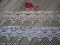 krajka - paličkovaná - přírodní - šíře 40 mm