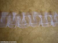 ŘASÍCÍ STUHA - šíře 50 mm, ŽABKOVÉ ŘASENÍ