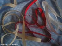 šikmý bavlněný proužek - šíře 14 mm - zažehlený - PŘÍRODNÍ