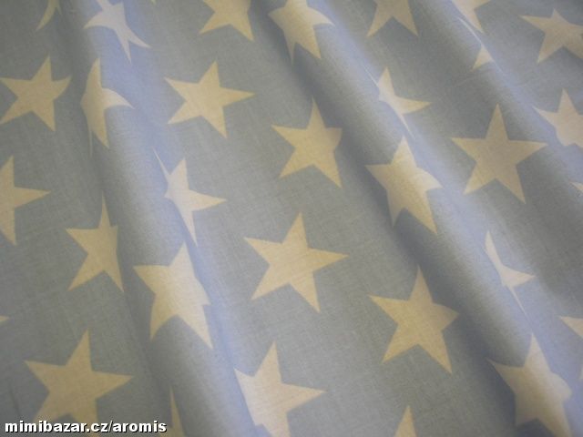 LÁTKA - SV.MODRÁ + HVĚZDIČKY