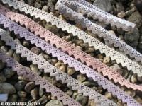 krajka - paličkovaná - šedohnědá - šíře 17 mm